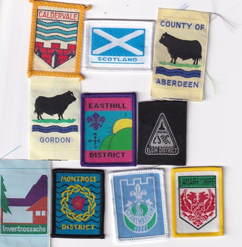 Boy scout badges from scotland - from,