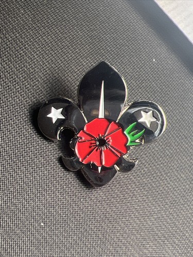 Remembrance scout pin metallic - scout,