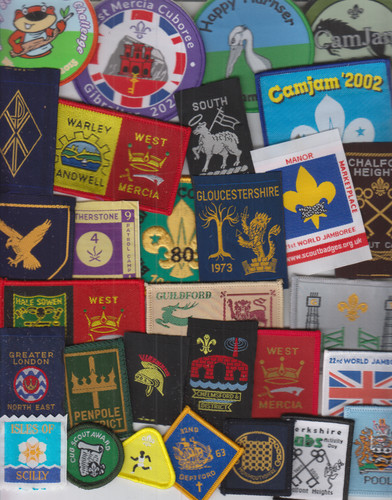 Boy scout badges - scout, x