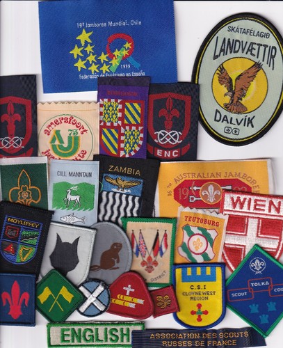Boy scout overseas badges 25 - boy,