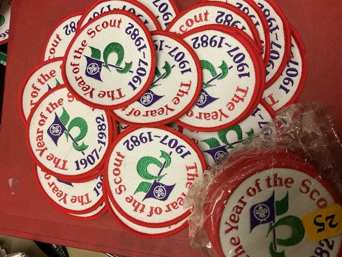 Scout badge the year - -,