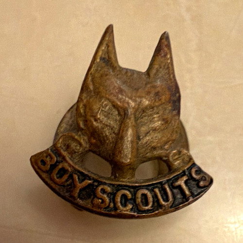 Cub scouts wolf head - cub,
