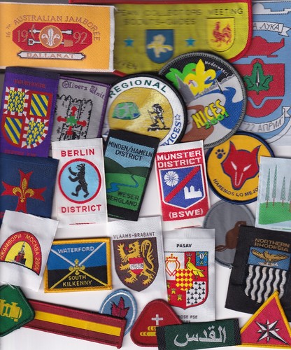 Boy scout overseas badges - scout, 25
